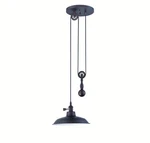 Jeremiah P400-ABZ Mini Pendant Pulley Aged Bronze. Fixed Price $220.50.