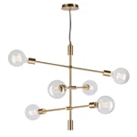 Forte Lighting Baton Chandelier, Soft Gold 7117-06-12. Fixed Price $165.75.