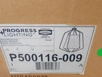 Progress Lighting P500116 Nickel Hangar Single 20"W Pendant *new*. Fixed Price $39.19.