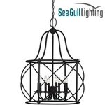 Sea Gull 5116408-839 Turbinio Light Led Pendant, Blacksmith, 30". Fixed Price $699.95.