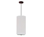 ET2 E95040-100OI 1-LIGHT White Weave 10IN Oil Rubbed Bronze Mini Pendant. Fixed Price $35.97.