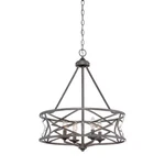Millennium Lighting 2174-AS Lakewood 4-LIGHT Chandelier Antique Silver. Fixed Price $160.00.