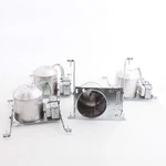 4 Lithonia 6" Recessed Construction Dimmable Can Light Housing Fixture L7XFD. Fixed Price $94.99.