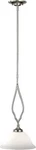 Murray Feiss Beckett 1 Light Mini Pendant - Brushed Steel Finish. Fixed Price $75.00.