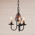 Irvins Country 3-ARM Bellview Wood Chandelier. Fixed Price $292.95.