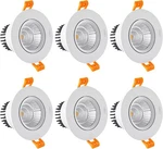 Cxwv 3 Led Recessed Downlight, 5W Cob Inch, 4000K-NEUTRAL. Fixed Price $75.46.