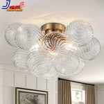 Semi Flush Chandelier Gold Modern Light Fixtures Ceiling Mount Visual Comfort. Fixed Price $208.37.