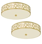Flush Mount Light Fixtures, Vicnie 12 Inch Dual Bathroom Kitchen Ceiling. Fixed Price $36.00.
