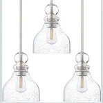Dolaimi House 3 Pack 1 Light Pendant Ceiling Kitchen Island 6.5" Hand.... Fixed Price $59.99.