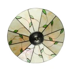 Classic Tiffany Ceiling Lamp Leaf Stained Glass Flush Mount Lighting Fixture. Fixed Price $119.00.