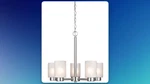 Westinghouse Sylvestre 5-LIGHT Brushed Nickel Chandelier. Fixed Price $20.00.