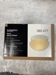 Hampton Bay Flush Mount Light Fixture Elements 385 477 New Free Ship. Fixed Price $24.00.