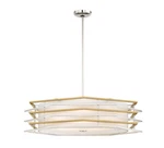 George Kovacs P1073-657-L Levels Pendant 1-LIGHT Led 70 Watt Polished Nickel Q67. Fixed Price $300.00.