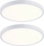 Dimmable 14" Led Flush Mount Light, 2 Pack, For Low Ceilings, White. Fixed Price $144.99.