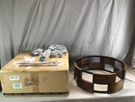 Giluta C0096 Round Wood Farmhouse Chandelier Drum Rustic Lights *read*. Fixed Price $265.00.