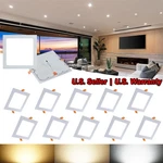 10 Pack 9W 5-INCH Square Cool White Led Recessed Ceiling Panel Light Pot Fixture. Fixed Price $65.95.