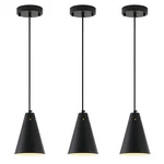 Dijiahua Black Pendant Lights 3-PACK Kitchen Island Modern Industrial. Fixed Price $84.93.