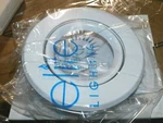 New Elite Lighting B563WH Adjustable Gimbal Trim, 5", White, Angle: 30. Fixed Price $17.95.