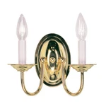 Livex Lighting 4152-02 Home Basics Wall Sconce Polished Brass. Fixed Price $89.96.