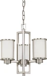 Nuvo Lighting 60/2851 Nickel Odeon 3-LIGHT 17-3/4"W Multi Pendant. Fixed Price $496.99.