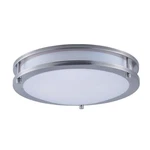 Maxim Lighting Linear 12" 1-LIGHT Flush Mount Satin Nickel Finish White O.... Fixed Price $113.24.
