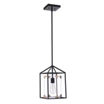 Craftmade Aaron Light Acrylic Pendant, Flat Black/satin Brass - P985FBSB1. Fixed Price $194.99.