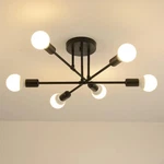 Modern Ceiling Fixture, Sputnik Chandelier 6 Lights, Mid Century Vintage. Fixed Price $43.99.