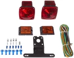 Maxxhaul 70094 12V Incandescent Trailer Light Kit Stop, Tail, Brake, Merun. Fixed Price $44.19.