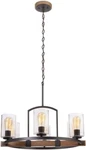 Home Decorators Newbury Manor 25 In. 6-LIGHT Vintage Bronze Chandelier. Fixed Price $140.00.