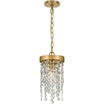 Crystorama WIN-610-GA-CL-MWP Winham Mini Pendant Antique Gold. Fixed Price $327.02.