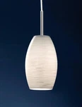 Eglo Batista 1-LIGHT Pendant Matte Finish Glass Shade 59" Open Box. Fixed Price $21.15.