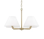 Capital Lighting 453242 Parson 27"W Chandelier - Brass. Fixed Price $338.00.