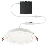 Commercial Electric 6IN Selectable Color Temp Directional Led Light Recessed Kit. Fixed Price $12.99.