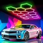 Hexagon Rgb Led Ceiling 14 Grid Garage Lights For Bar Gym Party Us. Fixed Price $216.89.