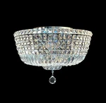 New Crystal Flush Mount (D18" X H11") 8-LIGHT Chrome Contemporary Ceiling Lamp. Fixed Price $234.00.