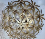 Minka Lavery 2146-735 Flower Child Light 21"W Bowl Pendant Ambry Gold. Fixed Price $195.00.
