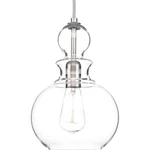 Staunton 1-LIGHT Brushed Nickel Pendant With Clear Glass By Progress Lighting. Fixed Price $108.46.