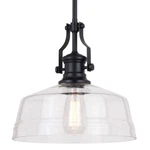 Bellevue VXP50644 Barrens 12"W Pendant - Black. Fixed Price $174.99.