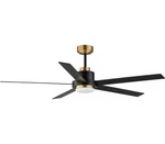 Maxim 88826BKGLD Daisy 60" Ceiling Fan With Led Lights, Black / Gold. Fixed Price $291.13.
