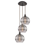 Innovations Rochester 3LT 17" Cm Pendant, Bz/sm 113B-3P-OB-G556-10SM. Fixed Price $891.00.