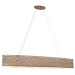 Varaluz 247N06 Flow Light 48"W Linear Chandelier - Hammered Ore. Fixed Price $1299.00.