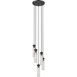 Z-lite 740P-5R-MB Beau Light 12 Inch Matte Black Chandelier Ceiling. Fixed Price $540.00.