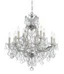 Crystorama Lighting Group 4412-CL-S Maria Theresa 13 29"W Chrome. Fixed Price $4723.69.