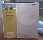 Hampton Bay 9" Led Flush Mount White Finish Nib. Fixed Price $13.96.