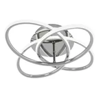 Artika FM-SB-HD2CR Swirl Butterfly 16 In. Chrome Led Flush Mount Light Fixture. Fixed Price $59.99.