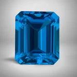 Blue Topaz Octagon Cut Gemstone 5 Cts - 12X10 Mm Aaa+ Precious Jewelry #. Fixed Price $33.73.
