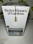 Better Homes & Garden Solo Pendant Light And Led Bulb Satin Nickel Finish Nib. Fixed Price $11.77.