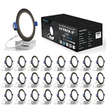 Volisun 24 Pack 6 Recessed Lighting, 5CCT Led Inch, Black. Fixed Price $198.47.