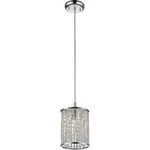 Z-lite 872CH-RMP Terra Light 5.91 Inch Chrome Pendant Ceiling 1.2. Fixed Price $80.00.