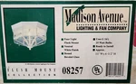Madison Avenue Flush Mount Light Fixture #08257. Fixed Price $8.00.